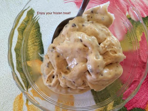 enjoy your frozen treat